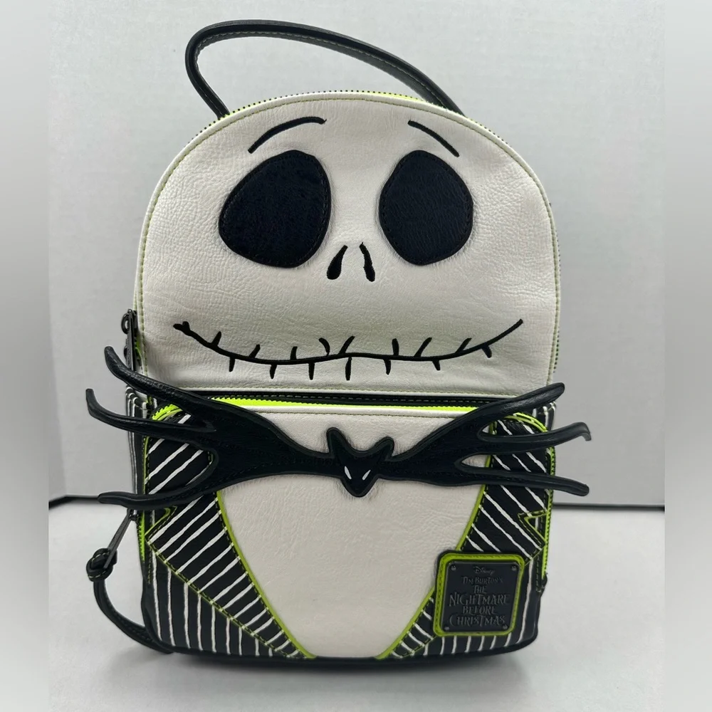 Loungefly Disney Jack Skellington Cosplay Set - Neon Green Trim